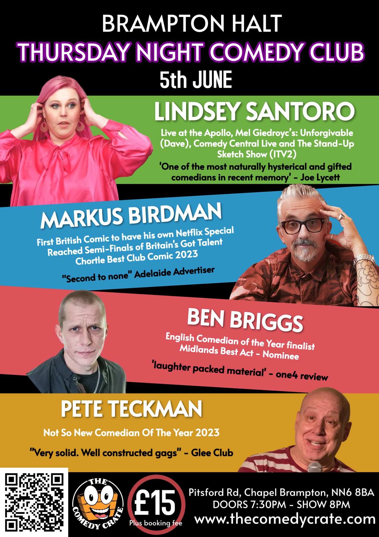 Brampton Halt October comedy